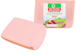 Колбаса вареная ВЕЛКОМ Докторская, 400г, картинка