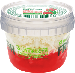 Творог с земляникой 3,2%, без змж, ЛЕНТА FRESH, 160г, картинка