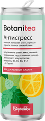 Напиток безалкогольный слабогазированный BIOPRACTIKA Botanitea Antistress, на растительном сырье, 0.33л, детальное фото