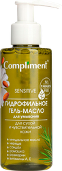Гель-масло гидрофильное для умывания COMPLIMENT для сухой и чувствительной кожи, 150мл, крупный план