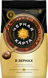 Кофе зерновой ЧЕРНАЯ КАРТА, 1кг, вид