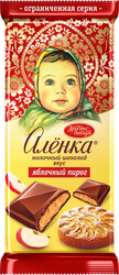 Шоколад молочный АЛЕНКА Яблочный пирог, 87г, вид