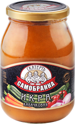 Икра кабачковая СКАТЕРТЬ-САМОБРАНКА из уваренных кабачков, 480г, вид