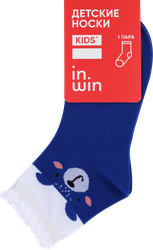 Носки детские INWIN Kids, высокая посадка р. 14–22, мишка, Арт. LK001, фотография