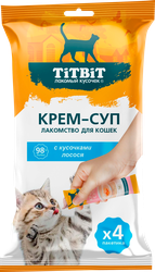 Лакомство для кошек TITBIT Лосось, 40г, крупный план
