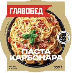 Паста ГЛАВОБЕД Карбонара, 300г, детальное фото