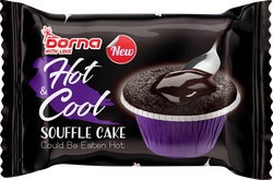 Кекс DORNA Брауни Hot & Cool с шоколадной начинкой, 70г, детальное фото