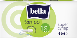 Тампоны BELLA Tampo Super, без аппликатора, 16шт, картинка