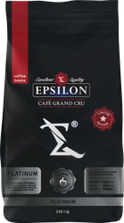 Кофе зерновой EPSILONPRESSO Epsilon Platinum, 250г, крупный план