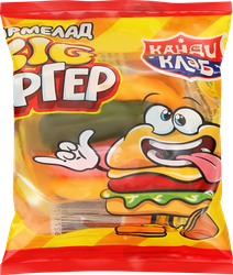 Мармелад CRAZY GUMMY Big Бургер, 18г, вид