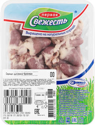 Сердце куриное ПЕРВАЯ СВЕЖЕСТЬ, 450г, крупный план