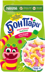 Готовый завтрак БОН ПАРИ Фруттифан Змейки, 200г, крупный план