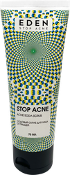 Скраб для лица EDEN Stop Acne содовый от прыщей, 75мл, фото