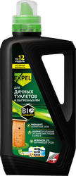 Биоактиватор для дачных туалетов и выгребных ям EXPEL 750мл жидкий, 840г, фотография