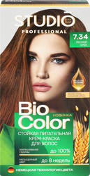 Краска для волос STUDIO Biocolor 7.34 Лесной орех, 115мл, картинка