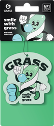 Ароматизатор автомобильный GRASS Смайл мятная жвачка, подвесной, Арт. ST-1469, крупный план
