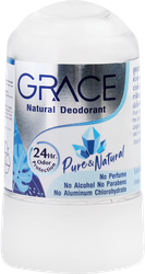 Дезодорант-стик GRACE Кристаллический Натуральный 100%, 70г, картинка