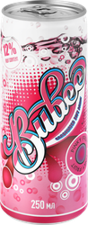 Напиток BUBEE Pinky Fruit сильногазированный, 0.25л, фотография