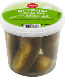 Огурцы соленые 365 ДНЕЙ, 1кг, крупный план