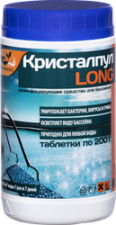 Средство дезинфицирующее для бассейнов КРИСТАЛПУЛ Long, Арт. 030923, 1кг, детальное фото