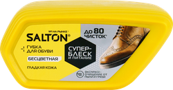 Губка для обуви из гладкой кожи SALTON Волна с норковым маслом, фото