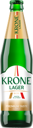 Пиво светлое KRONE Lager Biere пастеризованное 4,7%, 0,45л, вид