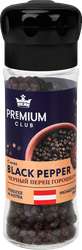 Перец черный PREMIUM CLUB мельница, 50г, вид