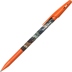 Ручка шариковая ERICHKRAUSE R-301 Stick Road Beast 0.7, синий, фотография