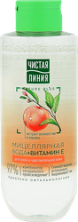 Вода мицеллярная ЧИСТАЯ ЛИНИЯ для сухой кожи, 400мл, вид