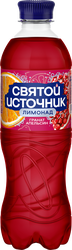 Лимонад СВЯТОЙ ИСТОЧНИК Гранат-апельсин, газированный, 0.5л, изображение