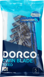 Станки одноразовые для бритья мужские DORCO 2 лезвия, 5шт, вид