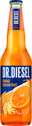 Напиток пивной DOCTOR DIESEL со вкусом и ароматом маракуйи нефильтрованный пастеризованный осветленный 5%, 0.4л, вид