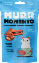 Лакомство для кошек MURR MOMENTO Подушечки с лососем, 60г, детальное фото