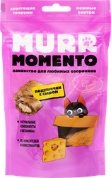 Лакомство для кошек MURR MOMENTO Подушечки с сыром, 60г, фотография