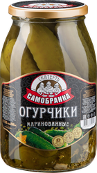 Огурчики маринованные СКАТЕРТЬ-САМОБРАНКА хрустящие, 1,5кг, фото