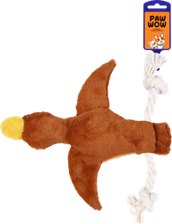 Игрушка-тягалка PAW WOW Утка меховая, детальное фото