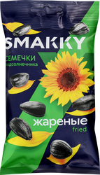 Семечки подсолнечника SMAKKY жареные, 90г, крупный план
