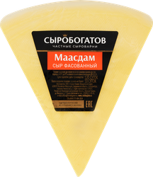 Сыр СЫРОБОГАТОВ Маасдам 45%, без змж, 400г, фото