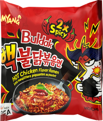 Лапша SAMYANG Buldak, со вкусом курицы, очень острая, 140г, картинка