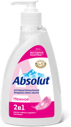 Крем-мыло жидкое ABSOLUT Нежное 2в1 антибактериальное, 500г, детальное фото