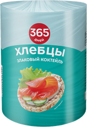 Хлебцы 365 ДНЕЙ Злаковый коктейль, 80г, фото