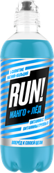 Напиток безалкогольный негазированный RUN со вкусом манго, витаминизированный, 0.5л, фотография