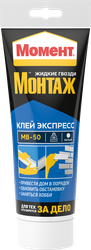 Клей экспресс МОМЕНТ Монтаж Жидкие гвозди МВ-50 акриловый, 250г, детальное фото
