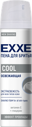 Пена для бритья EXXE Cool Освежающая, 200мл, крупный план