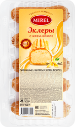 Пирожные MIREL Эклеры с крем-брюле, 160г, вид
