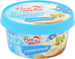 Сыр творожный BON MATIN Сливочный 30%, без змж 130г, 130г, вид