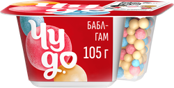 Йогурт ЧУДО Бабл-гам 4%, без змж, 101г, вид