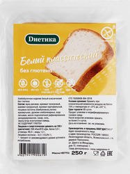 Хлеб белый безглютеновый ДИЕТИКА Классический, 250г, детальное фото