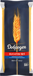 Макароны ДОБРОДЕЯ Bucatini №5, группа А высший сорт, 500г, картинка