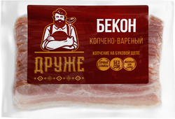 Бекон варено-копченый ДРУЖЕ нарезка, 200г, фотография